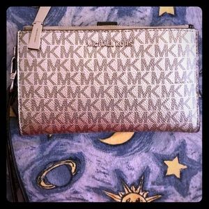 Michael Kors Logo Wristlet Wallet